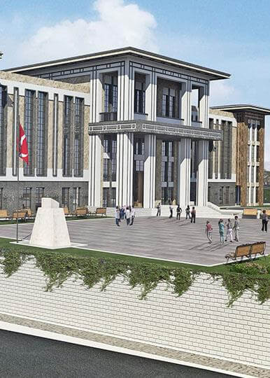 Construction of Gaziosmanpasa Government House in Istanbul
